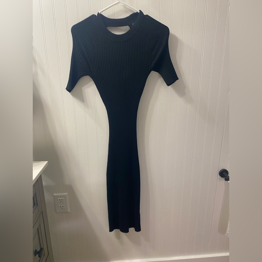House of Harlow Little Black Knit Dress NWOT